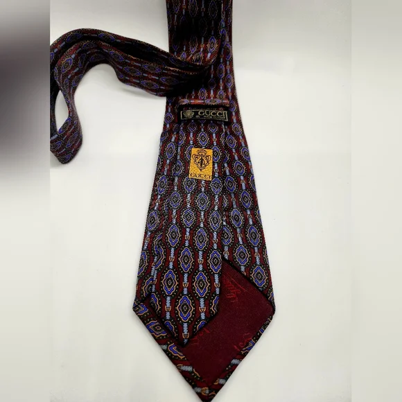 Gucci 100% Silk Tie - Picture 3 of 6